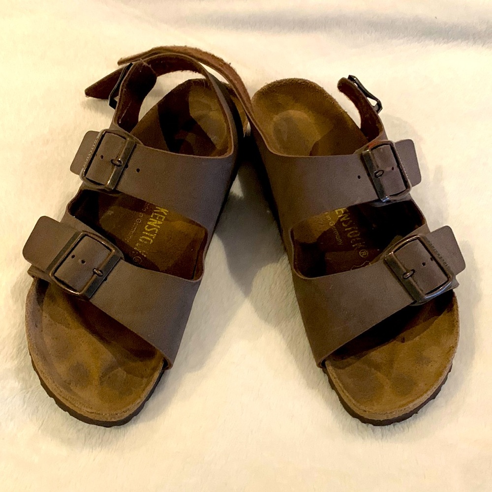 Women’s Birkenstock Milano sandals.